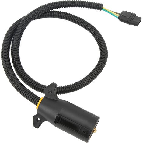 7-poliger auf 4-poliger Anhängeradapter, Bremslicht-Kabelbaum, Universalstecker, Anhänger-Verkabelungssatz, 12 V, Bremslichtsteuerung (1/5)