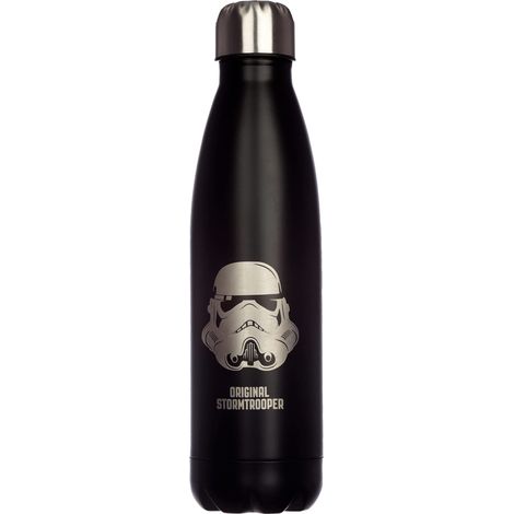 Puckator BOT113, Bottiglia Termica in Acciaio 500 ml - Stormtrooper Nero (1/4)