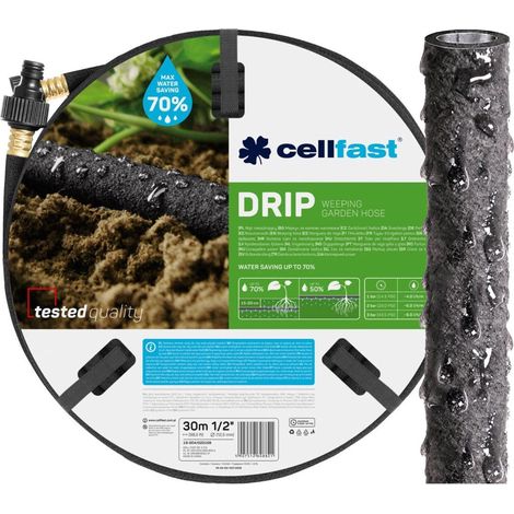 Gartenschlauch 30 m Tropfbewässerung Kondenswasser-Tropfschlauch 1/2" Cellfast (1/2)