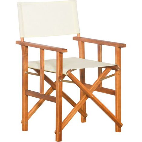 Chaise de réalisateur, en bois d'acacia massif (1/5)