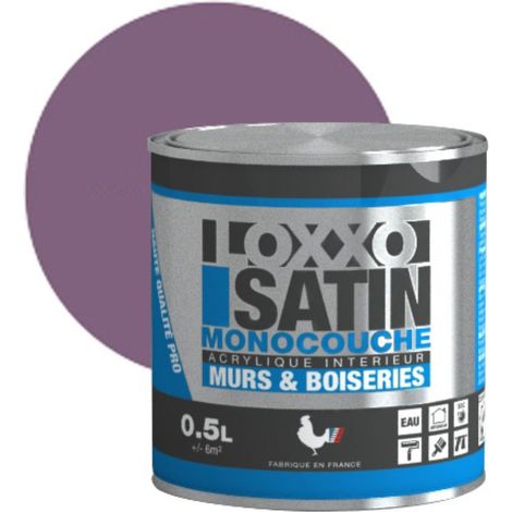 Loxxo Peinture Acrylique Murs & Plafonds - Monocouche - Satin Conditionnement: 0,5L - Couleur: PATCHOULI