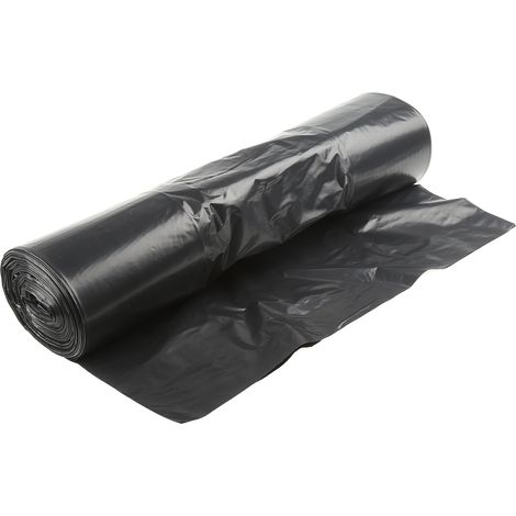 Rs Pro – Sac poubelle noir 90L – Boîte de 50 sacs en plastique résistant – Gestion des déchets efficace et durable (1/2)