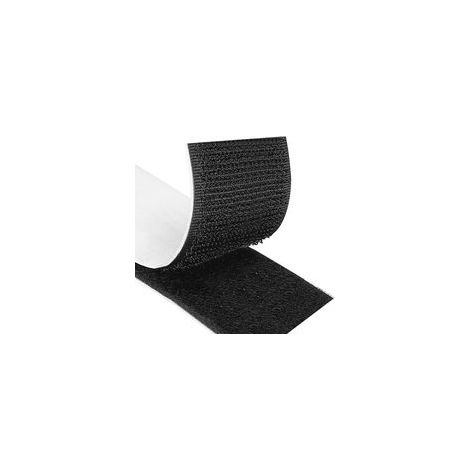 5 Meter 50 mm Klebebänder, Klettverschlüsse, Klebestreifen (50 mm x 5 m, Schwarz) (1/5)