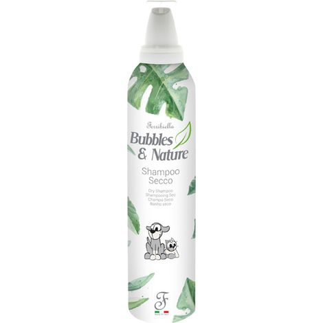 Shampoo secco in schiuma per cani e gatti 300 ml