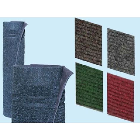 TAPPETO PASSATOIA CORSIA TINTA UNITA ANTISCIVOLO H CM 67 AL METRO 11038V GRIGIO (11038)