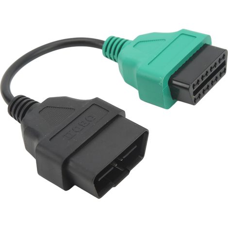 Grünes OBD2-ABS-Diagnosekabel für Fiat-Scanner, ABS-Servolenkungskabel-Ersatz, Steuergeräte-Lesegerät, grün (1/5)