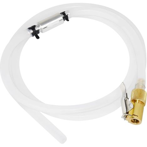 A11525 Flexible de purge de frein hydraulique Flexible de purge de liquide de frein verrouillable avec clapet anti-retour (1/5)