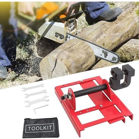 Mini chainsaw guide, wood guide rail for construction workers, includes 1 electric grinder, 1 set of assembly tools MUMU (1/4)