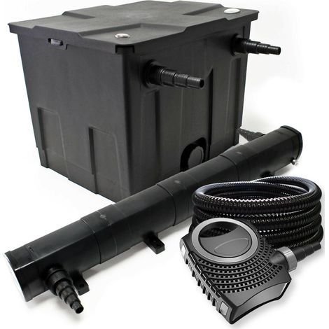 Kit de filtration biologique uvc 72 w bassin 12000 L max + tuyau