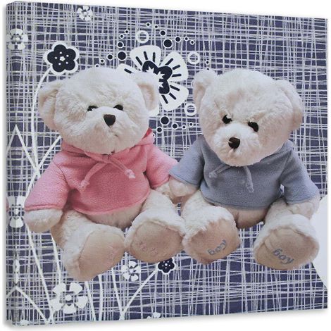 Tableau déco Ours blanc 30x30 (1/5)