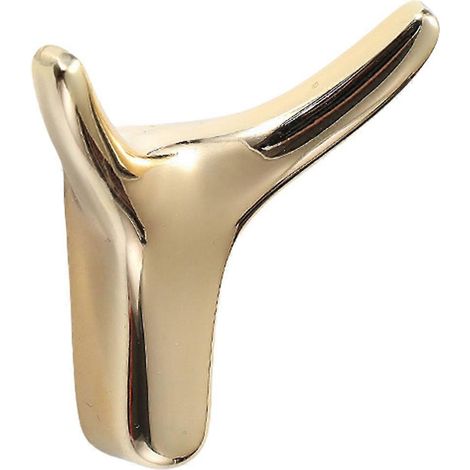 Metallwandhaken für Kleidung, Handtuchhalter, hornförmiger Haken, Zinklegierung, Ryokin Metallaufhängerbefestigungen (1/5)
