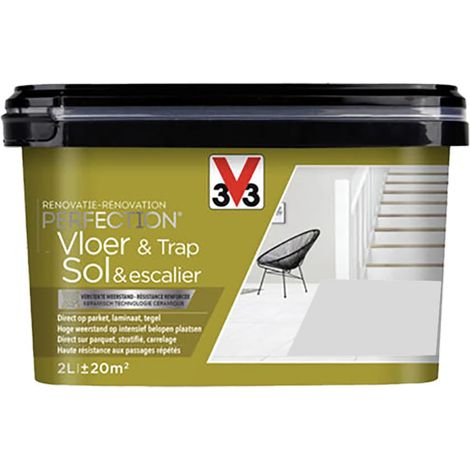 Peinture Rénovation Perfection Sol & Escalier V33 Plume 2 L (1/4)