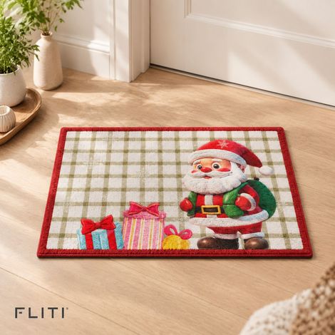 FLITI Decorative Christmas Diatomite Floor Mat 40x60cm Non-slip Quick-absorbing for bathroom entrance (1/5)