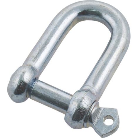 Manille droite standard zinguée - COBALTIX MMAME16 - Manille Droite 16 mm - CMU : 1 000 Kg zinguée