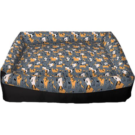 Standard-Hundebett - Grau L 55x55 cm (1/5)