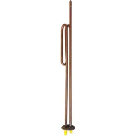 Elemento riscaldante con flangia rotonda 3000W - 35 cm