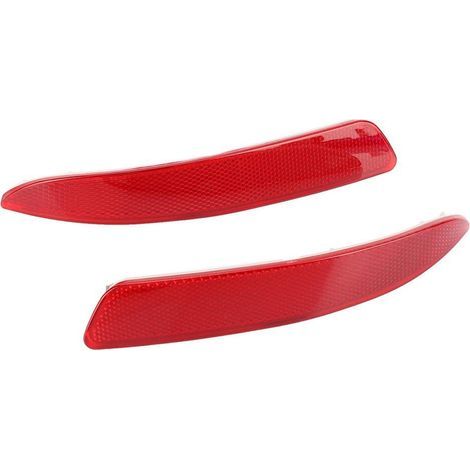 Paar rote Heckstoßstangenreflektoren, Heckstoßstangenreflektor-Warnleuchte 63217158949 Passend für E70 X5 2007-2013 (rechts und links) (1/4)