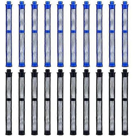 Filtres pour pistolet à peinture sans air - 287033 : 10 filtres en latex 100 mesh et 287032 : 10 filtres en latex 60 mesh, compatibles avec la plupart des pistolets à peinture sans air haute pression. (1/5)