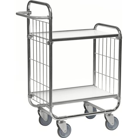 Carrello porta tutto con 4 ruote girevolis senza freno - Kongamek