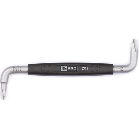 Tournevis RS PRO, Pointe Phillips PH1, PH2 type Compensation, 100 mm ( Prix pour 1 ) (1/2)