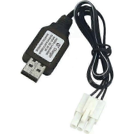 Batterie Li-ion 6,4 V 2S 650 mAh / Connecteur femelle EL4.5-3P P-to-R pour camion, voiture et bateau radiocommandé (1/5)
