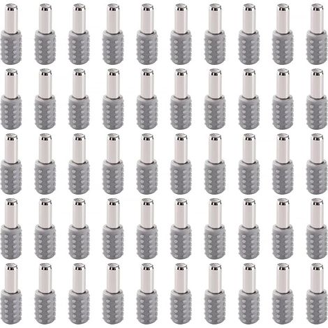 50 Pièces 22x5 mm Cheville de Support d'étagères Cylindriques avec Protection en Caoutchouc, Goupilles de Support D'étagère, pour Meubles de Bibliothèque D'armoires de Cuisine (1/5)