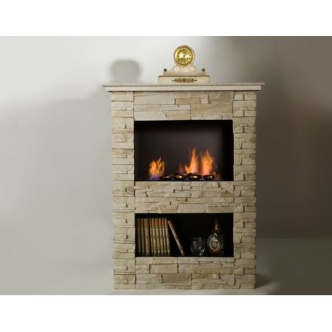 ANTIK STONE PORTAL - Biocamino freestanding da pavimento caminetto a bioetanolo (1/3)