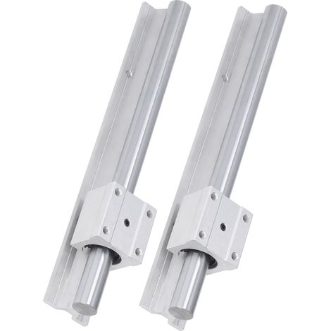 2 pièces rail de guidage linéaire 300mm arbre de mouvement pour CNC avec patin SBR20 (1/5)