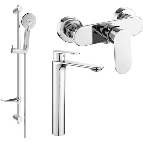 Mexen Milo DF40 ensemble de douche, chrome - 71314DF40-00