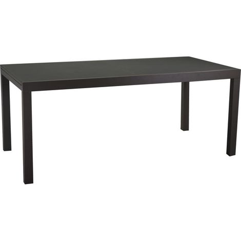 Tavolo in alluminio Boise allungabile antracite opaco m160-220x90xh67,5-75 (1/4)