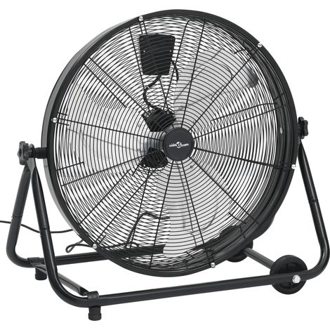 Trommelventilator Industriell 60 cm 172,5 W Schwarz