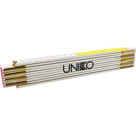 DOPPIO METRO 'UNIKO' colore bianco- 10 pezzi  - UNIKO