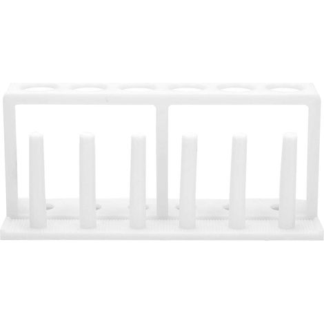 1 paquet 6 trous 6 trous de colonne support de support de tube à essai de laboratoire pour des expériences scientifiques, décorations de fête à thème scientifique (1/5)