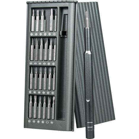 Jeu de tournevis de précision 24 en 1, outils de démontage et d'entretien pour ordinateur portable multifonctionnel pour maison