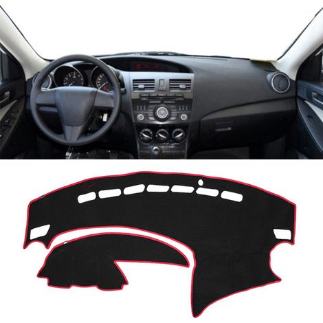 Pare-soleil pour tableau de bord Mazda 3 / Protection UV noir monobloc (1/2)