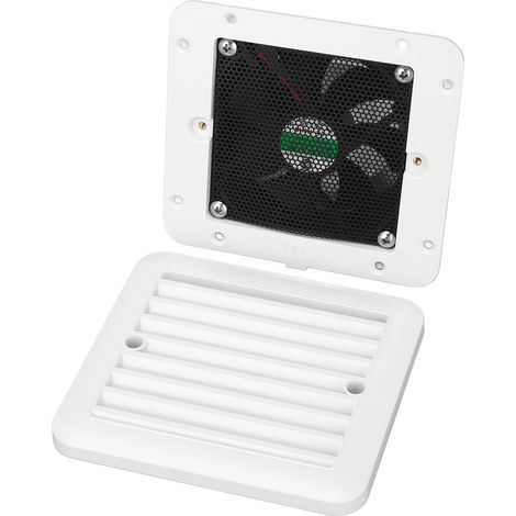 Ventilateur de Ventilation latéral RV 97X97mm, unidirectionnel, 12V, 1.2W, Ventilation d'échappement pour remorque, cuisine, salle de bains. (1/5)