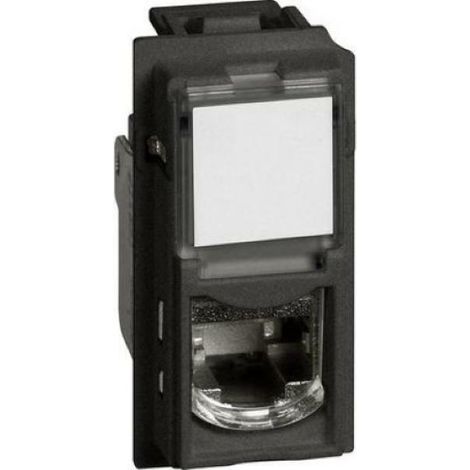 Connettori RJ45 Bticino Living Now toolless STP cat6A nero KG4279C6AS