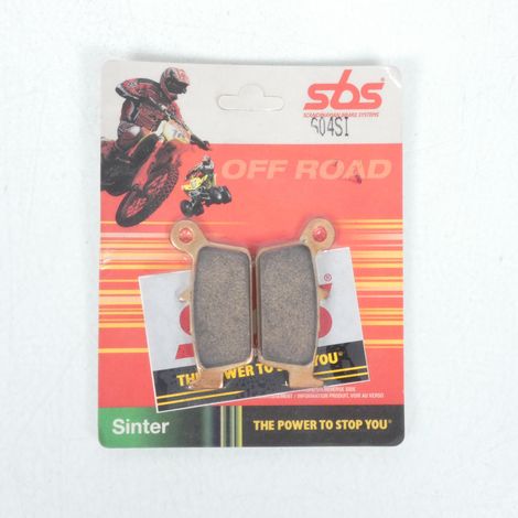 Bremsbelag sbs für Motorrad Gas Gas 125 ec 2000 bis 2014 604si /