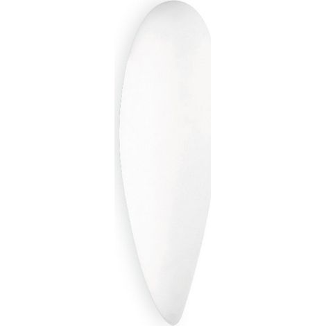 wandleuchte ip20 glass 460mm e27 100w weiß