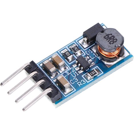 Lot de 2 modules élévateurs de tension ultra-compacts pour conversion de tension CC/CC 3,3 V, 3,7 V, 4,5 V et 5 V vers 12 V (1/5)