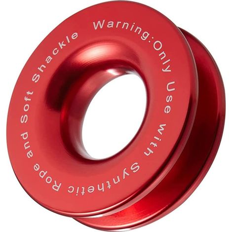 Anneau de récupération de serrage 41000 LBS, bloc de serrage de treuil compatible avec ATV UTV SUV camion véhicule tout terrain remorquage récupération de chaîne douce