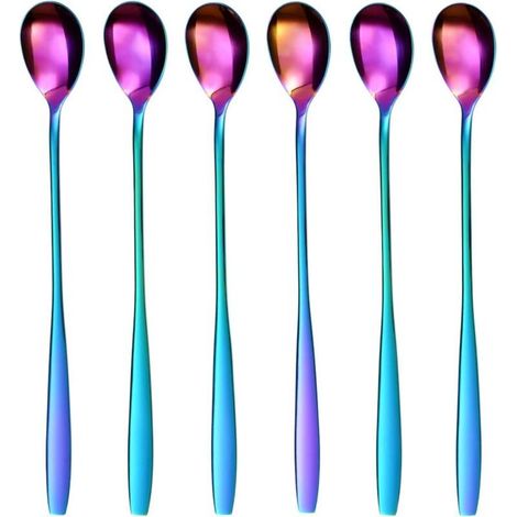 Cuillère Longue Latte Macchiato 19,3 cm Lot de 6 (1/5)