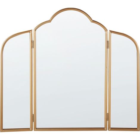 Schminktisch Spiegel SAVILLY Gold