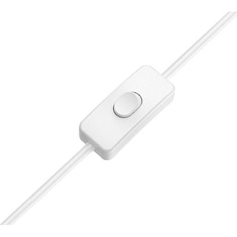 Spina Alimentatore Trasformatore Raddrizzatore 2 Pin Passo 12mm Modello Piatto Con Interruttore Connettore Rapido Per Striscia Led 220V Mono Colore (1/3)