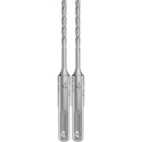 Foret PRO SDS plus-5X pour Béton armé, Béton, Ø 4,00 mm, Accessoire Marteau burineur, Lot de 2 (1/5)