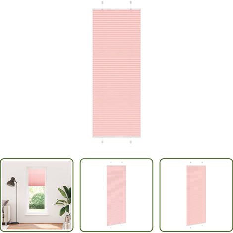 Sichtschutz - Plissee Rosa 70x200 cm Stoffbreite 69,4 cm Polyester (1/5)