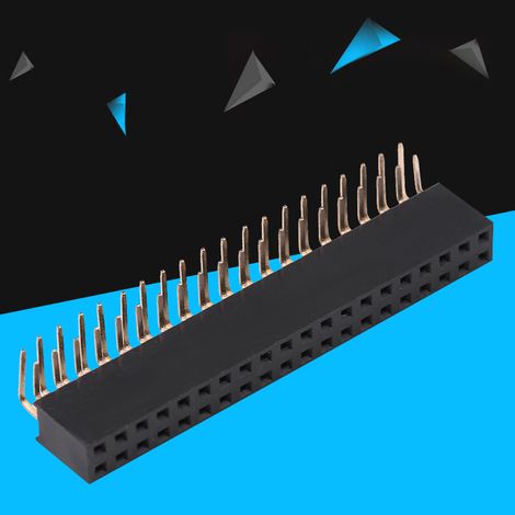 Stück 2x20-polige 2,54-mm-Winkelbuchsen für Raspberry Pi und Arduino (1/5)