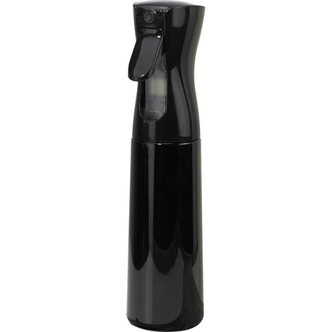 Flacon pulvérisateur ultrafin de 300 ml - rechargeable - atomiseur multi-usages - noir (1/4)