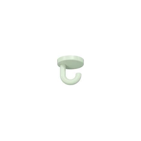 Einzelhaken 477.90.040 Unterkopfh.A.40mm PA 99 reinweiß H.40mm D.40mm HEWI (1/5)