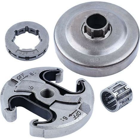 SEENLIN Tambour d'embrayage Embrayage Assy Pignon Jante Kit de roulement à aiguilles pour 340 345 346xp 350 351 353 445 450 E Tronçonneuse Qyroadwolf (1/4)